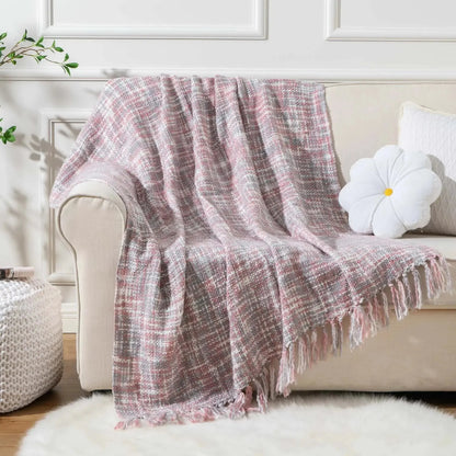 Blush Knit Blanket