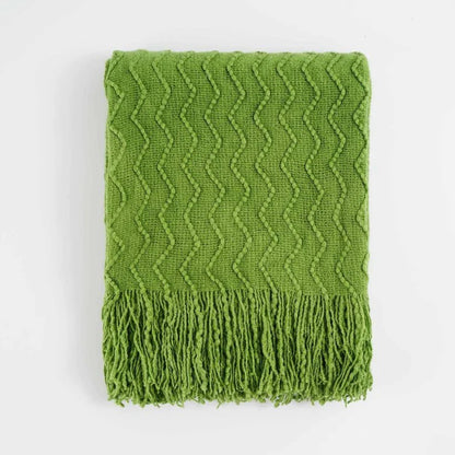 Chevron Fringe Throw